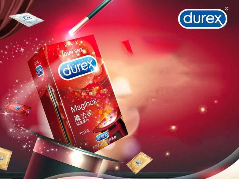 16 PCS Durex Fruity Condoms 4 Style Big Dotted G- Spot Ice Fire Mixed Large Particle Thread Delay Ejaculation Sex Penis Sleeve