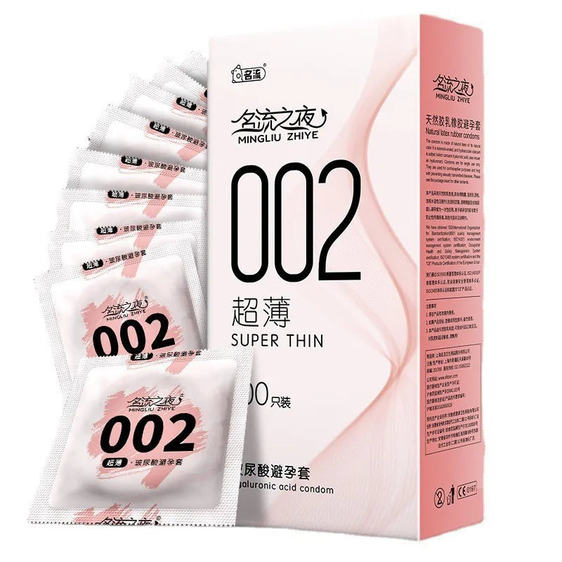100pcs Lubricated Condoms Sexual Sex Toys Large Oil Penis Sleeves For Adult Men Ultra Thin Stimulation Condom Sex Products