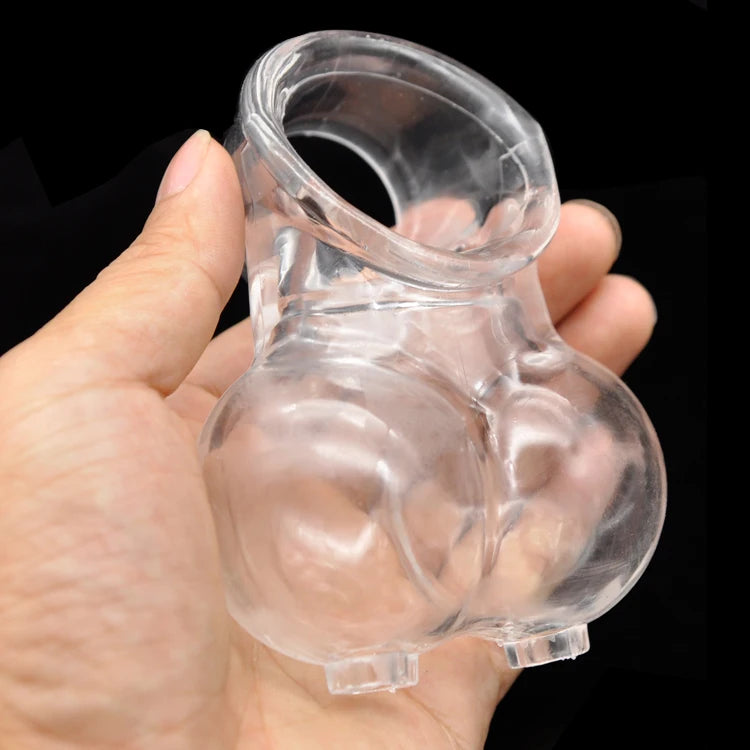 Male Scrotum Squeeze Ring Ball Stretcher  for Men
