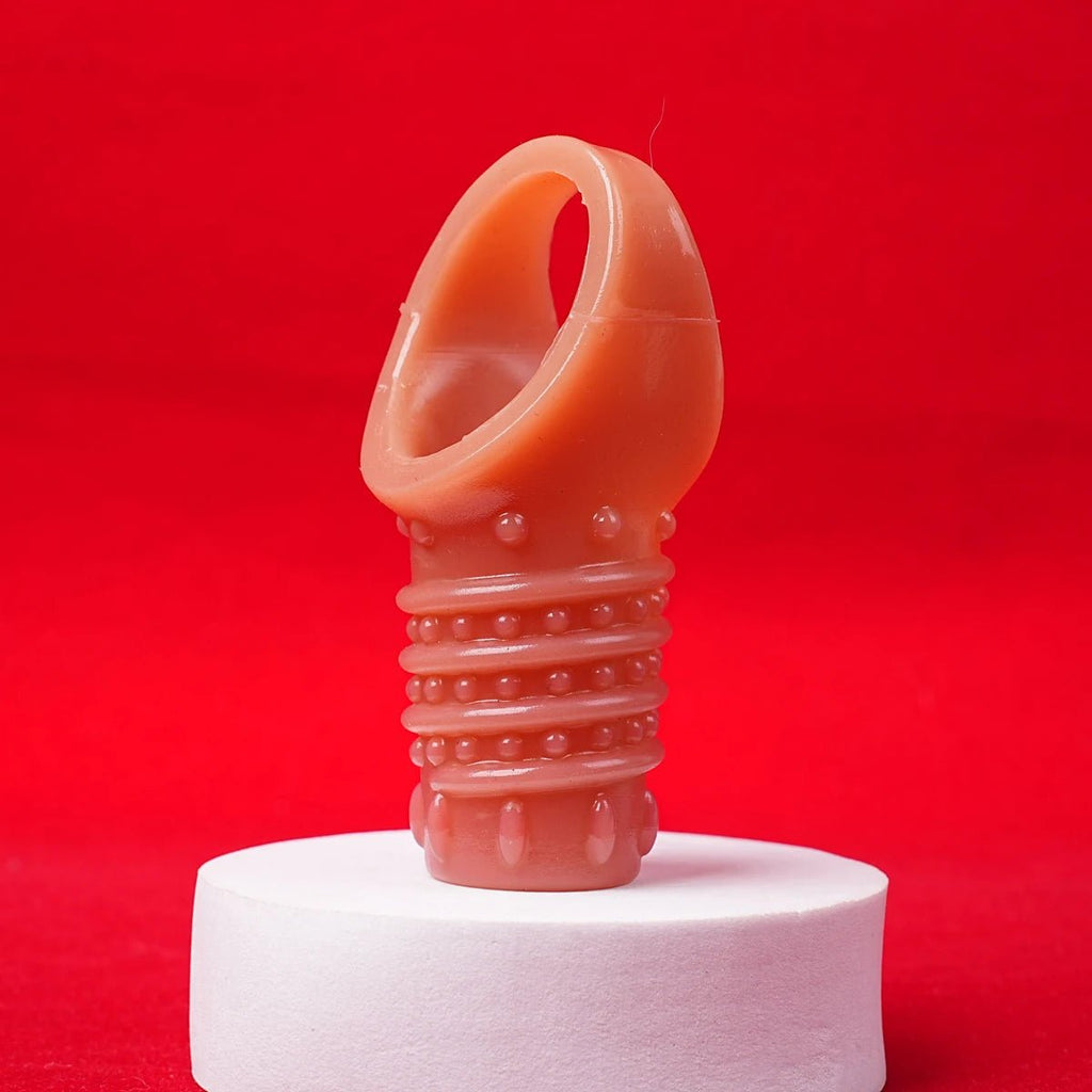  Silicone Dildo Sleeve Reusable Condom - Amoris Boutique