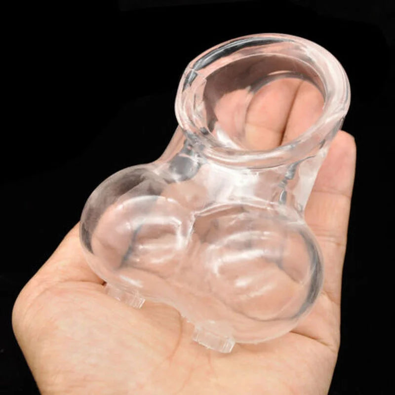 Male Scrotum Squeeze Ring Ball Stretcher  for Men