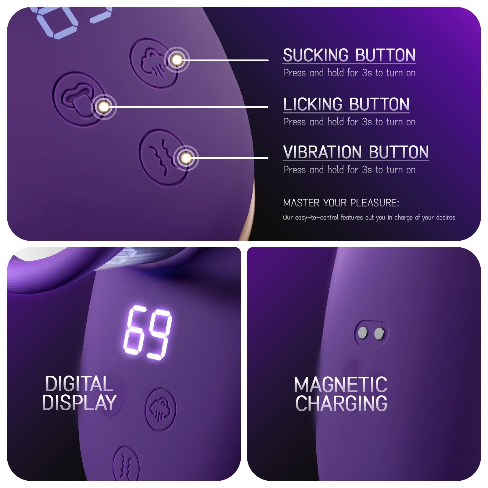 Nipple Sex Toy for Women Clitoral Vibrator  Female Masturbation