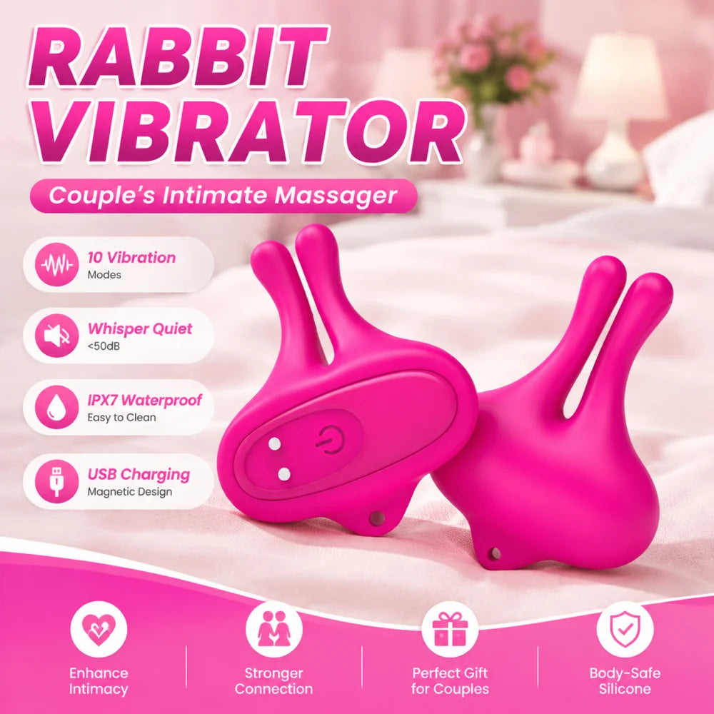 Wearable Nipple Clip Vibrator Massager Female Masturbator Adult Products