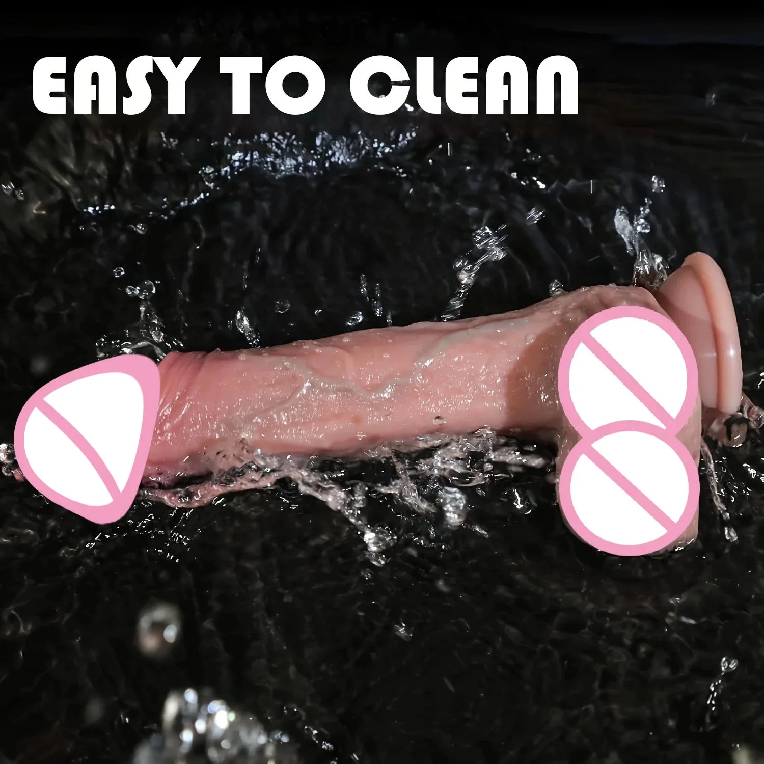 Super Realistic Dildo Waterproof Silicone Penis Adult Sex