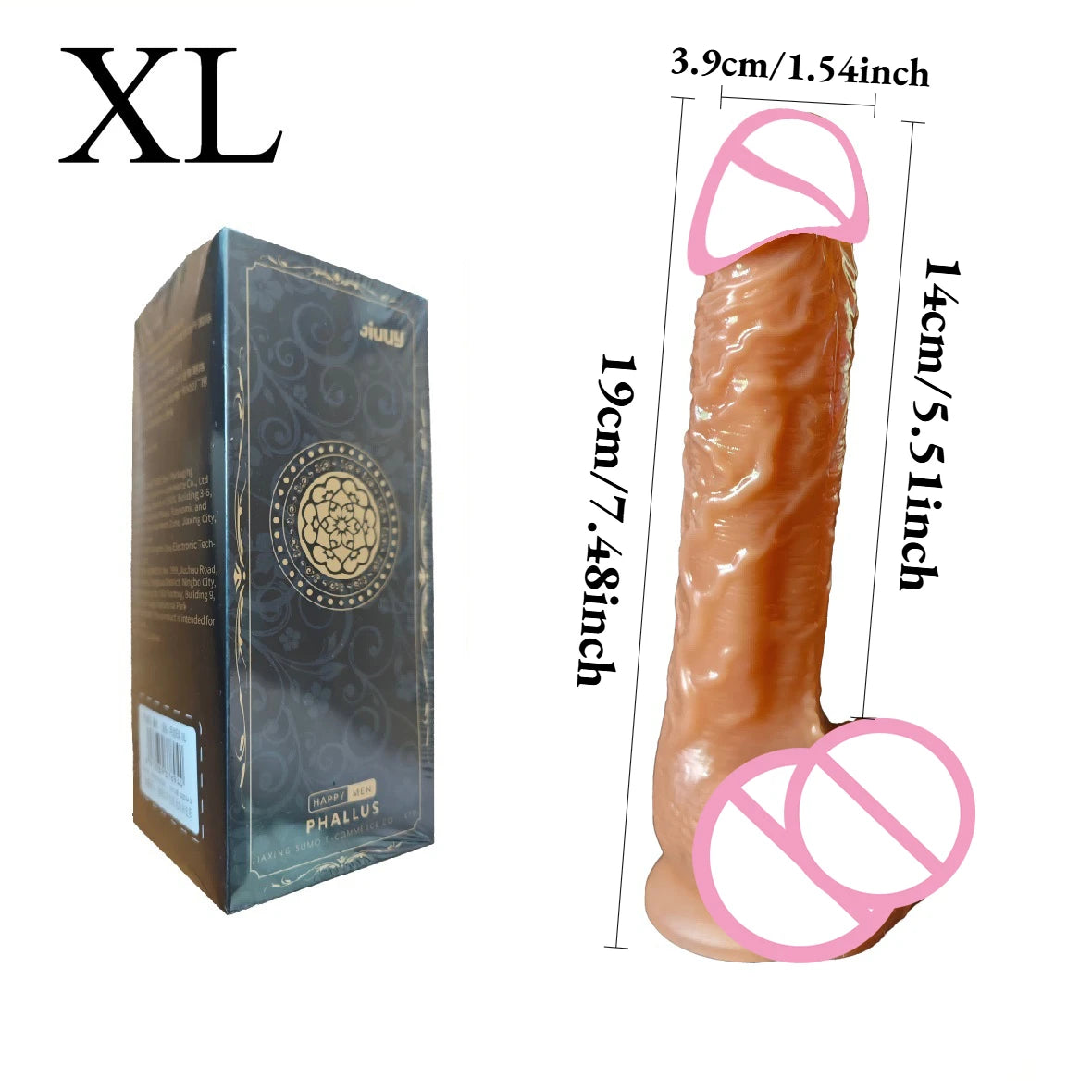 Super Realistic Dildo Waterproof Silicone Penis Adult Sex