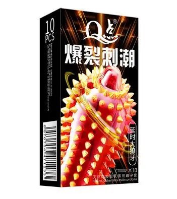  Elasun Mustache Condoms Delay G-Spot - Amoris Boutique