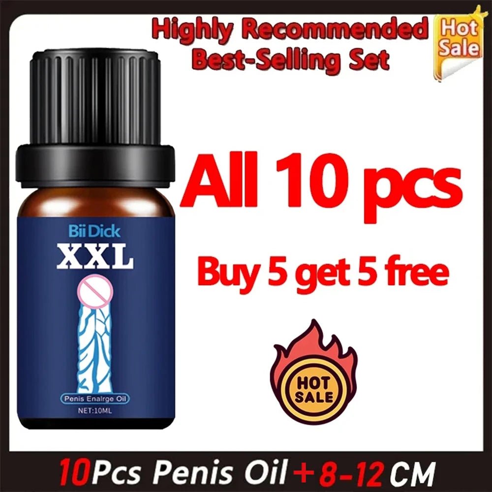 Penis Permanent Thickening Growth Man Massage Enlargement Oils Cock Erection - Amoris Boutique