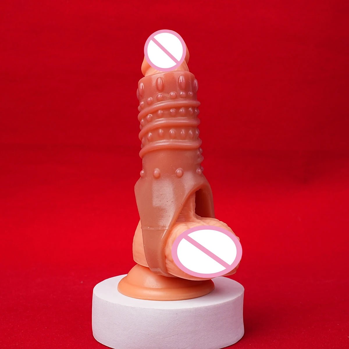  Silicone Dildo Sleeve Reusable Condom - Amoris Boutique