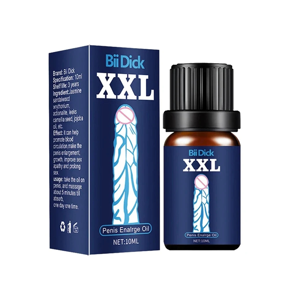 Penis Permanent Thickening Growth Man Massage Enlargement Oils Cock Erection