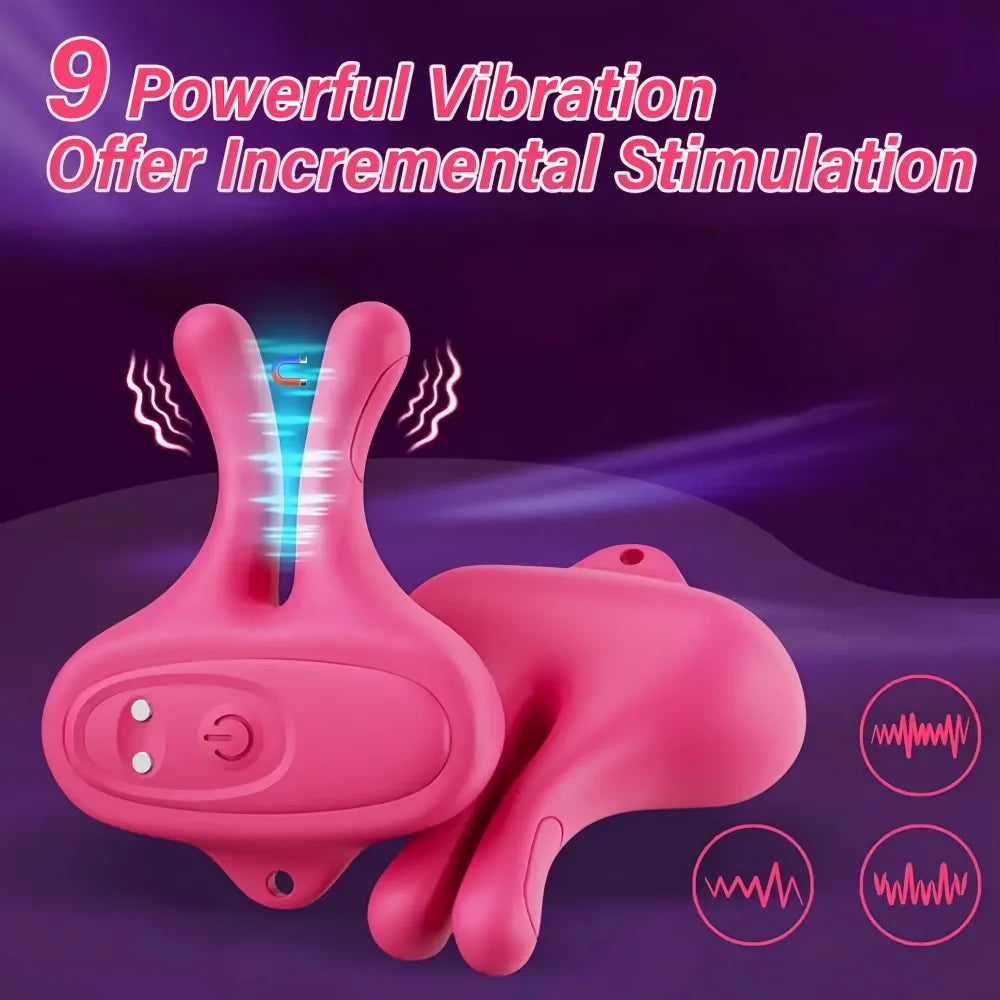 Wearable Nipple Clip Vibrator Massager Female Masturbator Adult Products
