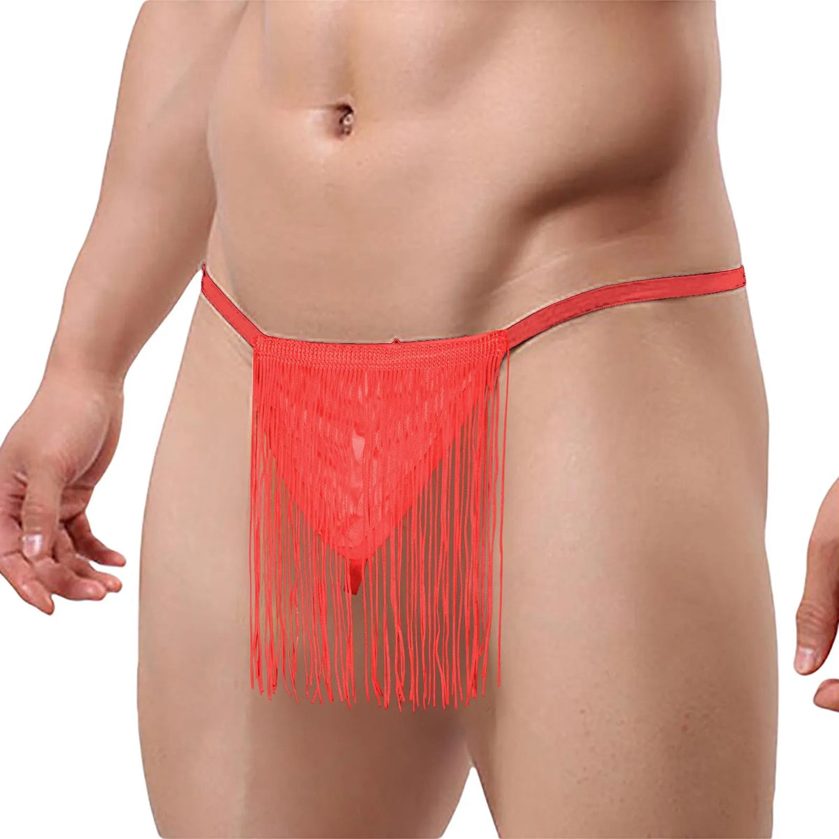 Men's Sexy Tassel Thong Boxers Briefs - Amoris Boutique