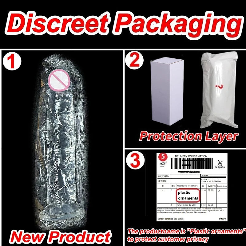 Super Realistic Dildo Soft Waterproof Silicone Penis G-Spot Stimulator