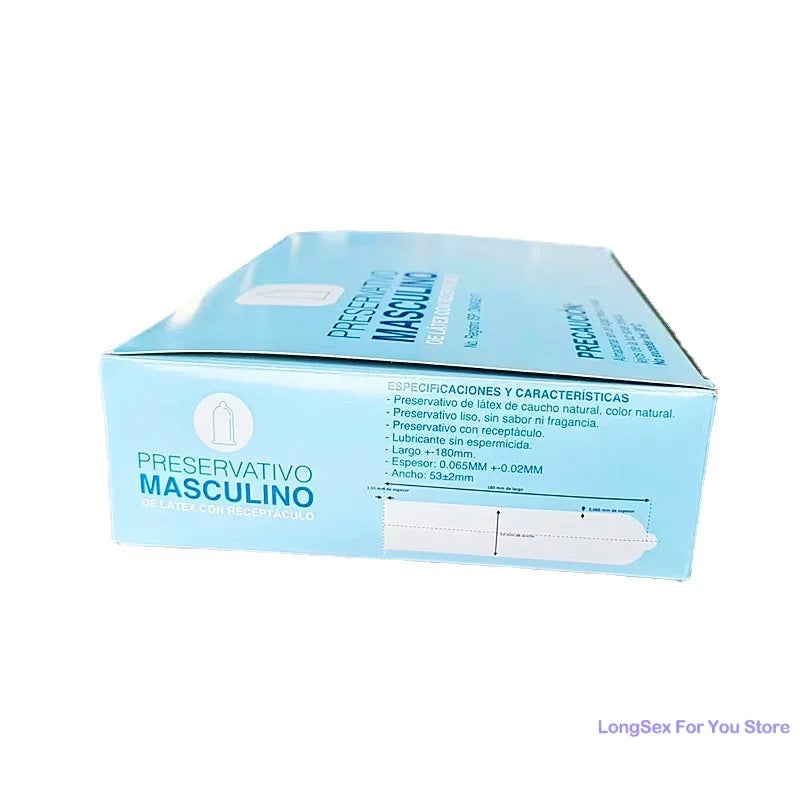 100pcs Lubricated Condoms Sexual Sex Toys Large Oil Penis Sleeves For Adult Men Ultra Thin Stimulation Condom Sex Products