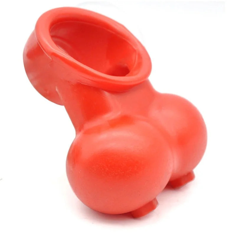 Male Scrotum Squeeze Ring Ball Stretcher  for Men
