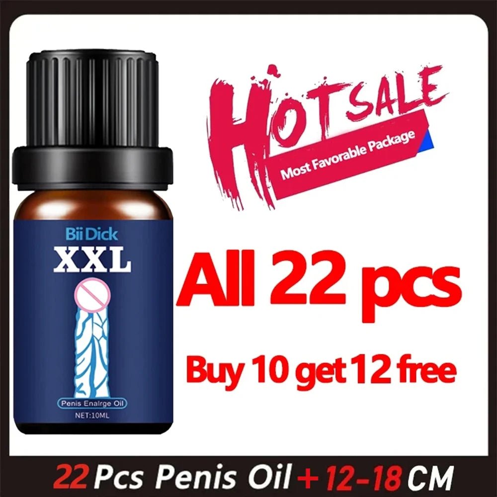 Penis Permanent Thickening Growth Man Massage Enlargement Oils Cock Erection - Amoris Boutique
